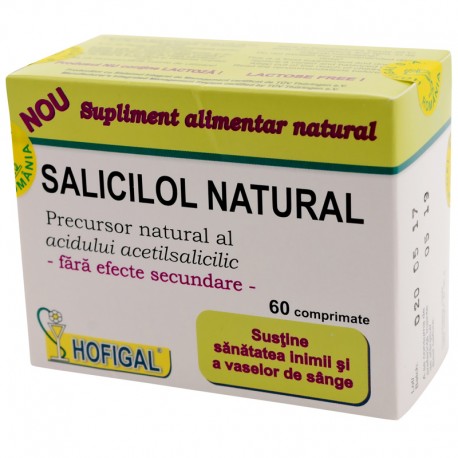 Salicilol natural 60cp - Hofigal, pret bun - Planteea